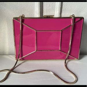 Kate Spade ♠️ clutch w gold chain option